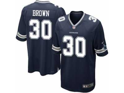 Men's Nike Dallas Cowboys #30 Anthony Brown Game Navy Blue Team Color NFL Jersey
