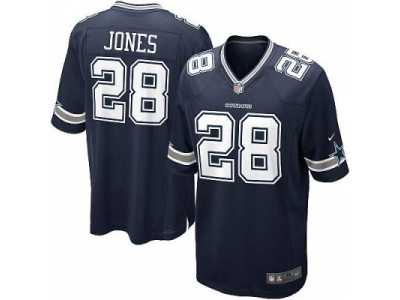 Nike Dallas Cowboys #28 Felix Jones blue Game Jerseys