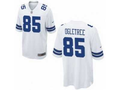 Nike Dallas Cowboys #85 Kevin Ogletree White Game Jersey