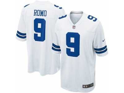 Nike Dallas Cowboys #9 Tony Romo white Game Jerseys