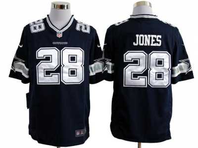 Nike NFL Dallas Cowboy #28 Felix Jones Blue Game Jerseys