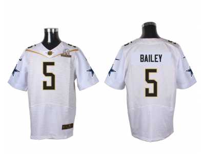 2016 PRO BOWL Nike Dallas Cowboys #5 Dan Bailey white jerseys(Elite)