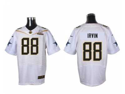 2016 Pro Bowl Nike Dallas Cowboys #88 Michael Irvin white jerseys(Elite)