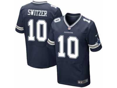 Men's Nike Dallas Cowboys #10 Ryan Switzer Elite Navy Blue Team Color NFL Jersey