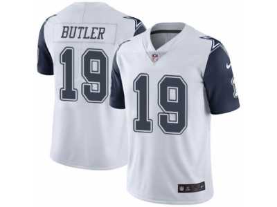 Men's Nike Dallas Cowboys #19 Brice Butler Elite White Rush NFL Jersey