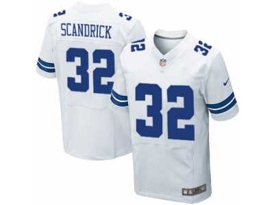 Men's Nike Dallas Cowboys #32 Orlando Scandrick Elite White NFL Jersey