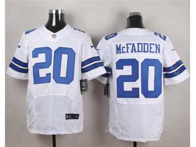 Nike Dallas Cowboys #20 Darren McFadden white jerseys(Elite)