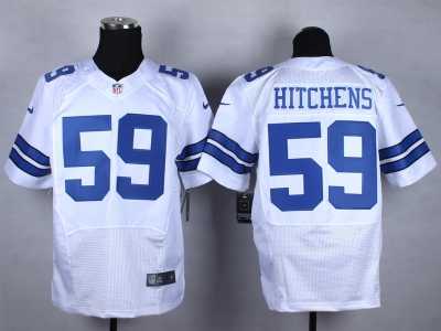 Nike Dallas Cowboys #59 Anthony Hitchens white Jerseys(Elite)