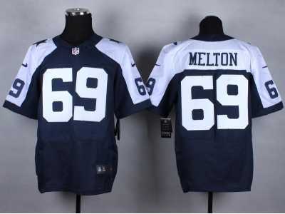 Nike Dallas Cowboys #69 Henry Melton blue Jerseys(thankgivings Elite)