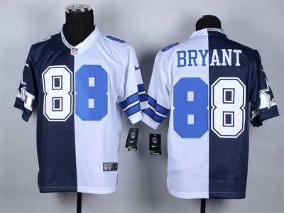 Nike Dallas Cowboys #88 Dez Bryant blue-white Jerseys[Elite Split]
