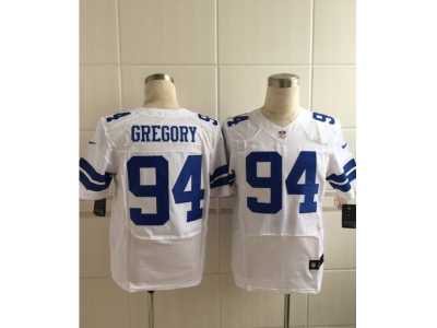 Nike Dallas Cowboys #94 GREGORY white jerseys(Elite)