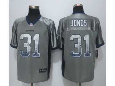 Nike Dallas cowboys #31 Jones grey jerseys(Drift Fashion Elite)