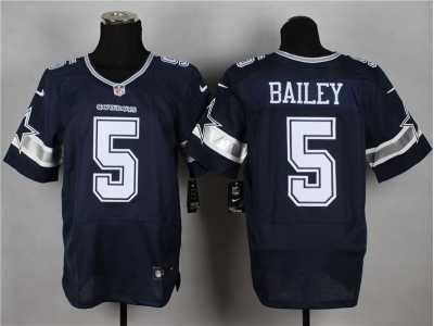 Nike Dallas cowboys #5 bailey blue jerseys[Elite]