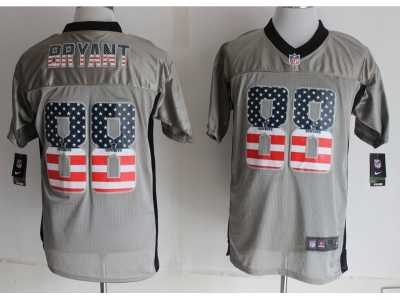 Nike Dallas cowboys #88 Bryant Grey Jerseys(USA Flag Fashion Shadow Elite)