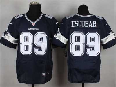 Nike Dallas cowboys #89 escobar blue jerseys[Elite]