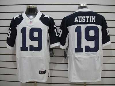 Nike NFL Dallas Cowboys #19 Miles Austin White Jerseys Thankgivings(Elite)