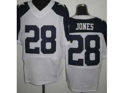 Nike NFL Dallas Cowboys #28 Felix Jones Thankgivings White Jerseys[Elite]