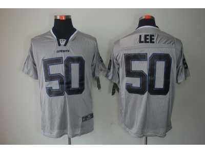 Nike NFL Dallas Cowboys #50 Sean Lee Grey Jerseys(Lights Out Elite)