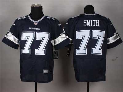 Nike NFL Dallas Cowboys #77 smith blue jerseys(Elite)