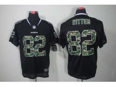 Nike NFL Dallas Cowboys #82 Jason Witten black jerseys[Camo Fashion Elite]
