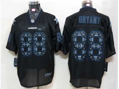Nike NFL Dallas Cowboys #88 Dez Bryant Black Jerseys[Lights Out Elite]