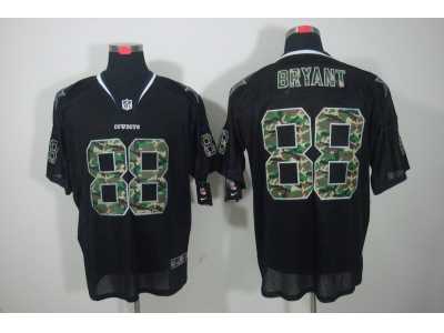 Nike NFL Dallas Cowboys #88 Dez Bryant Lights Out Black Jerseys(Camo Number Elite)