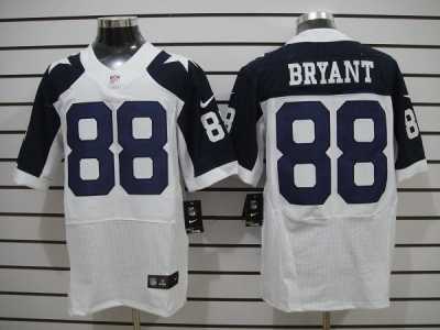 Nike NFL Dallas Cowboys #88 Dez Bryant White Jerseys Thankgivings[Bryant](Elite)