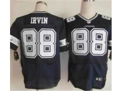 Nike NFL Dallas Cowboys #88 Michael Irvin Blue Jerseys(Elite)