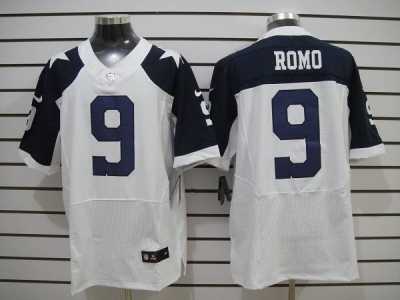Nike NFL Dallas Cowboys #9 Tony Romo White Jerseys Thankgivings(Elite)