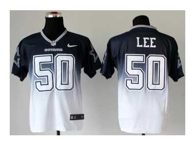 Nike jerseys dallas cowboys #50 sean lee blue-white[Elite II drift fashion]