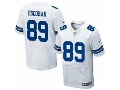 Nike jerseys dallas cowboys #89 escobar white[Elite]