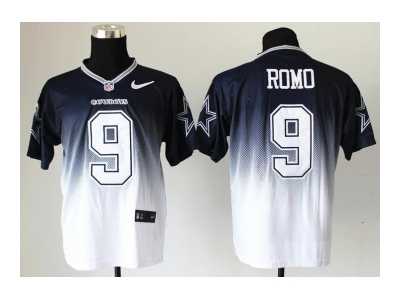 Nike jerseys dallas cowboys #9 tony romo blue-white[Elite II drift fashion]