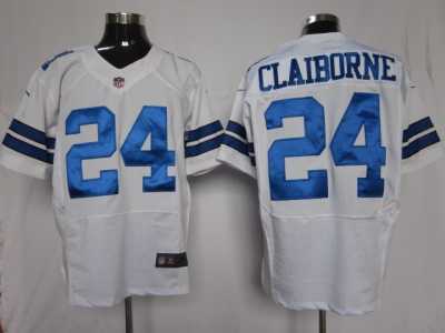 Nike nfl dallas cowboys #24 claiborne white[claiborne]Elite jerseys