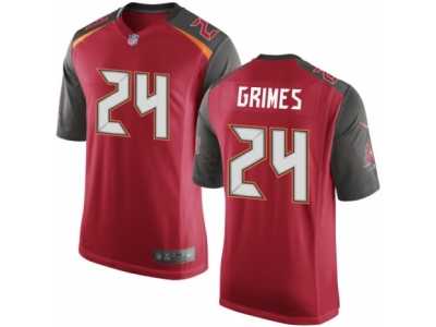 Men's Nike Tampa Bay Buccaneers #24 Brent Grimes Game Red Team Color NFL Jersey