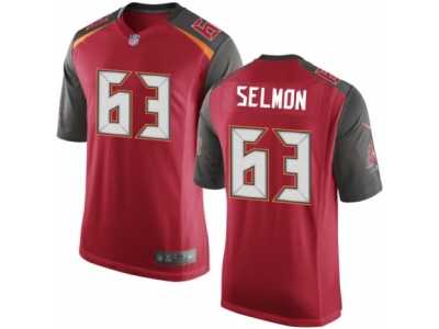 Men's Nike Tampa Bay Buccaneers #63 Lee Roy Selmon Game Red Team Color NFL Jersey