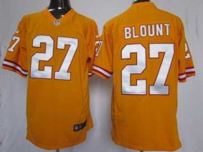 Nike NFL Tampa Bay Buccaneers #27 LeGarrette Blount Orange Jerseys(Game)