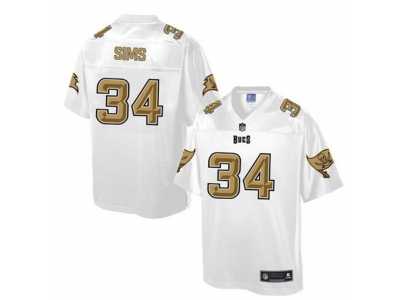 Nike Tampa Bay Buccaneers #34 Charles Sims White Men's NFL Pro Line Fashion Game Jersey