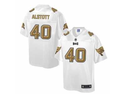 Nike Tampa Bay Buccaneers #40 Mike Alstott White Men's NFL Pro Line Fashion Game Jersey