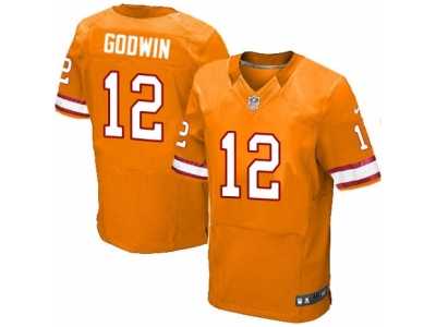 Men's Nike Tampa Bay Buccaneers #12 Chris Godwin Elite Orange Glaze Alternate NFL Jersey