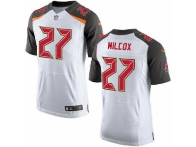 Men's Nike Tampa Bay Buccaneers #27 J.J. Wilcox Elite White NFL Jersey