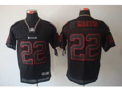 Nike NFL Tampa Bay Buccaneers #22 Doug Martin Black Jerseys[Lights Out Elite]