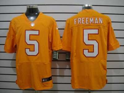 Nike NFL Tampa Bay Buccaneers #5 Josh Freeman Orange Jerseys(Elite)