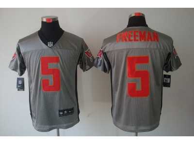 Nike NFL Tampa Bay Buccaneers #5 Josh Freeman grey jerseys[Elite shadow]