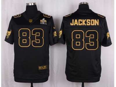 Nike Tampa Bay Buccaneers #83 Vincent Jackson Black Pro Line Gold Collection Jersey(Elite)