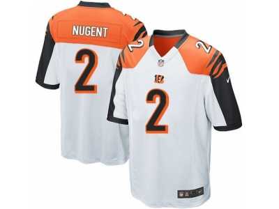 Men's Nike Cincinnati Bengals #2 Mike Nugent Game White NFL Jersey