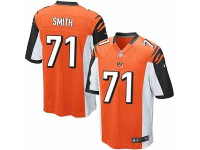 Men's Nike Cincinnati Bengals #71 Andre Smith Game Orange Alternate NFL Jersey