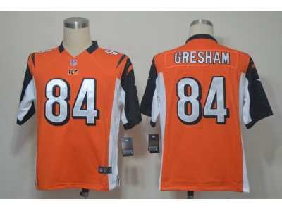 Nike NFL Jerseys Cincinnati Bengals #84 Jermaine Gresham Orange(Game)