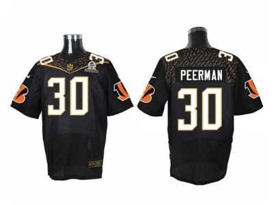 2016 Pro Bowl Nike Cincinnati Bengals #30 Cedric Peerman Black Jerseys(Elite)