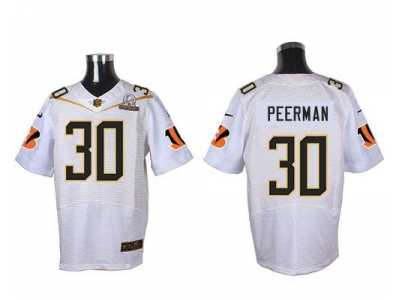 2016 Pro Bowl Nike Cincinnati Bengals #30 Cedric Peerman white Jerseys(Elite)
