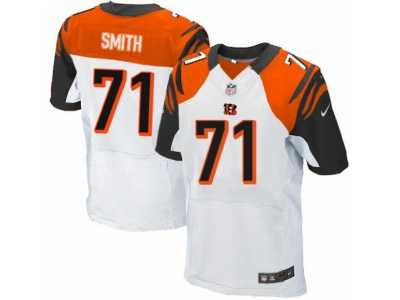 Men's Nike Cincinnati Bengals #71 Andre Smith Elite White NFL Jersey